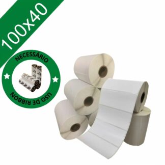 Etiqueta 10x4 Cm | 100x40 Mm Couche Adesiva