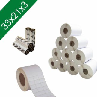 Etiqueta 33x21x 3 Colunas Couche