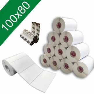 Etiqueta 10x8 Cm 100x80mm Couche Adesiva